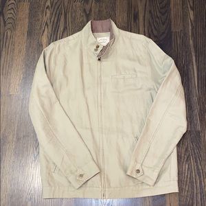 Lucky Brand Grey/Tan lightweight jacket